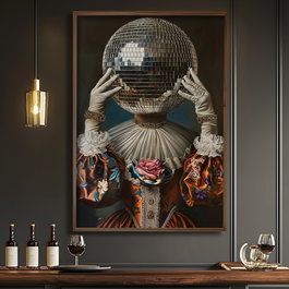 Wallity Cuadro Decorativo Enmarcado GE132-L Multicolor
